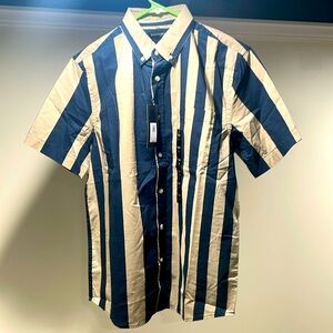 Men’s Banana Republic Short Sleeve Slit Fit Button Down